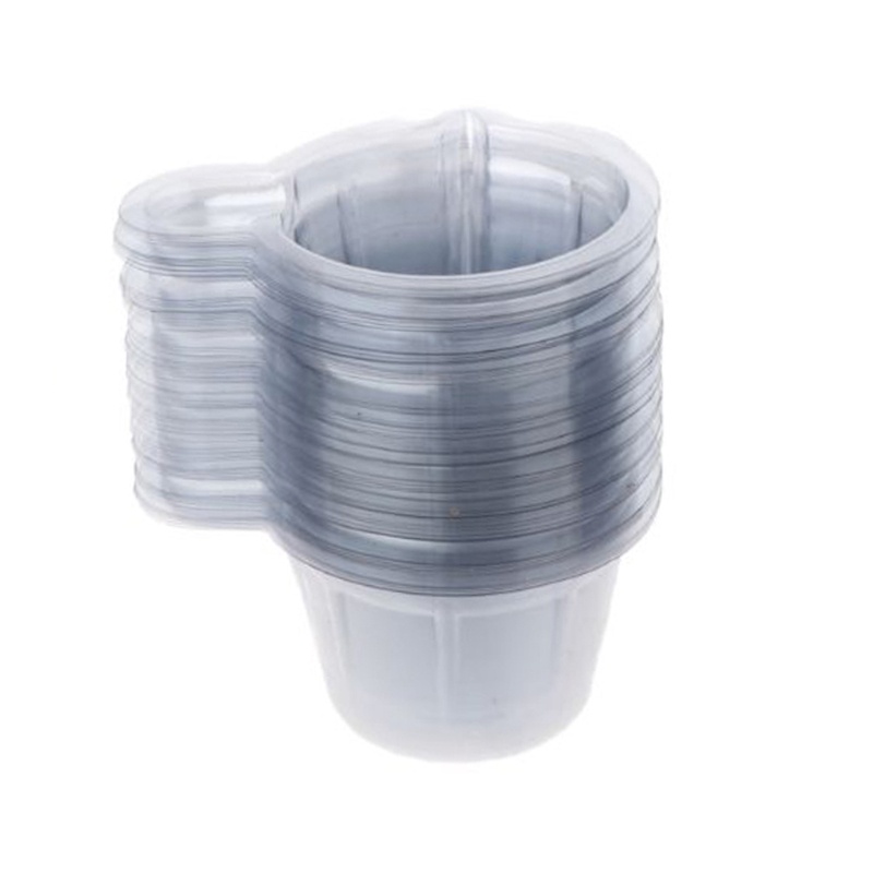 SIY  500PCS 40ml Epoxy Mixing Cups Graduated Plastic Cup for Resin Epoxy Paint Stain Disposable Dispensing Cups Resin Crafts