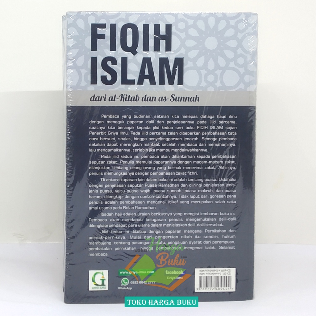 Fiqih Islam dari Al-Kitab dan As-Sunnah JILID 2 Buku Fikih Islam Penerbit Griya Ilmu