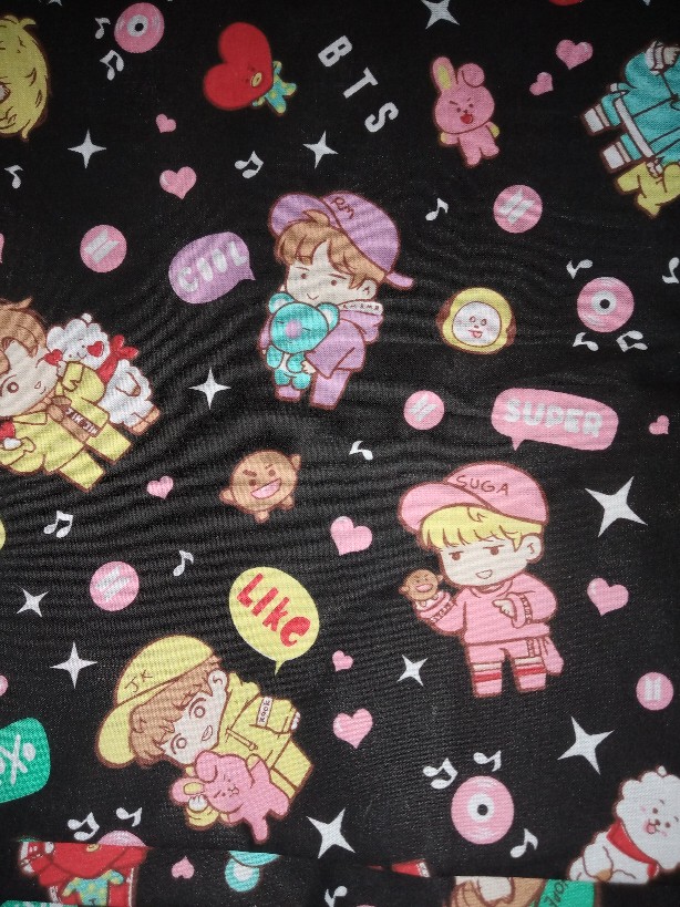 Bts Pesona - Kain Sprei Katun Lokal Meteran Star Bintang Kecil