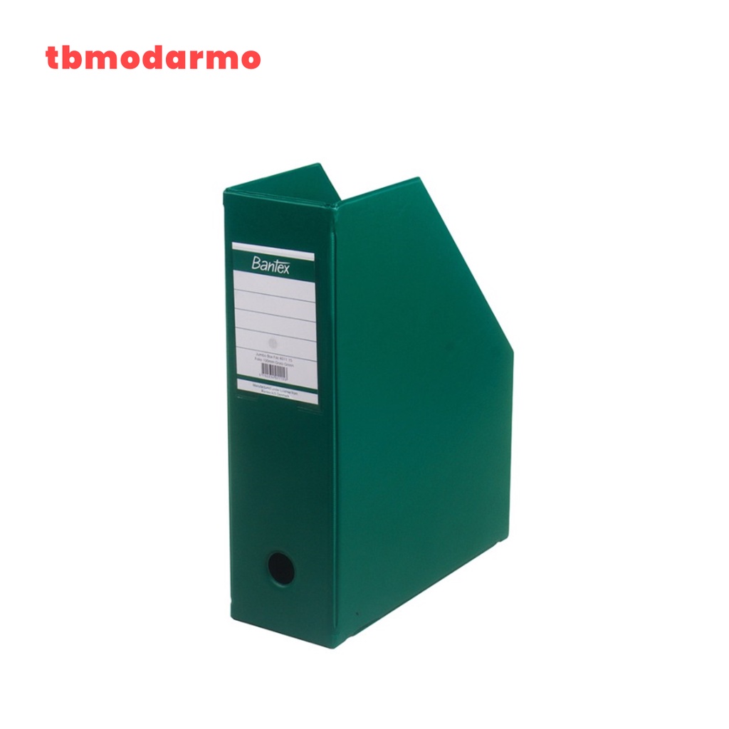 TBMO Bantex Magazine File (Box File) 10cm Folio Grass Green 4011 15