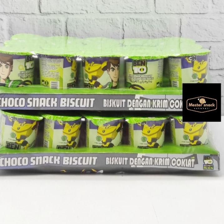 

『Prioritas』 Ben 10 Choco Snack Biscuit Mini (1 pack isi 15 pcs) ..