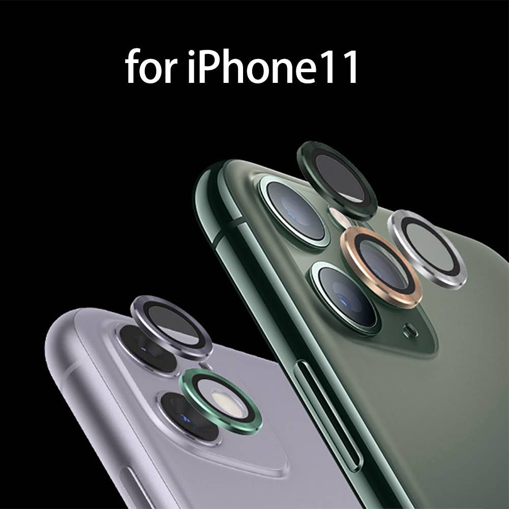 iPhone 11 Pro Max / iPhone 11 / iPhone 11 Pro Sapphire Camera Lens Glass Protector Ring