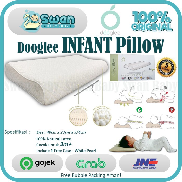 Dooglee Infant Contour Pillow / Bantal Bayi / DooGle