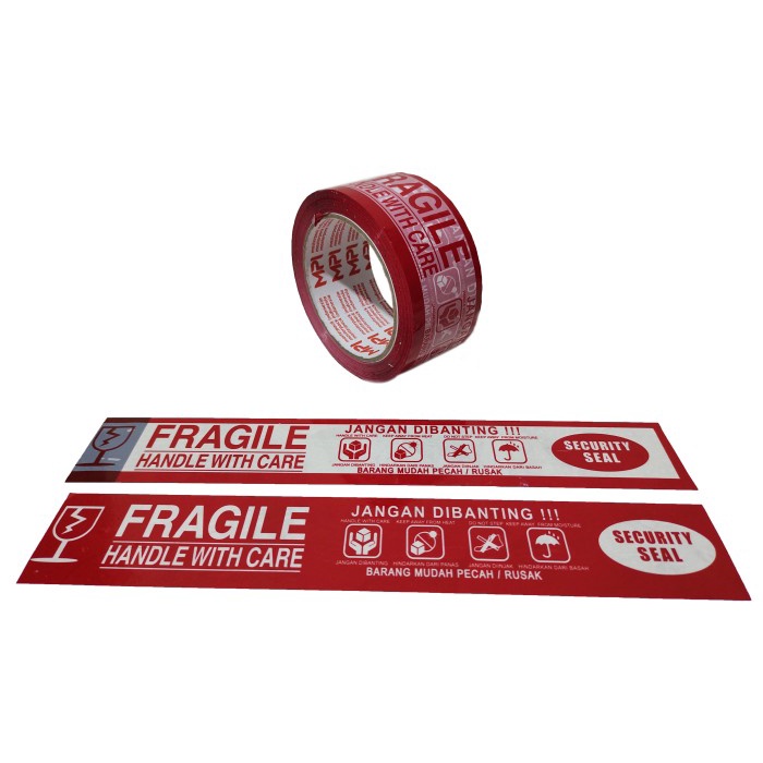 

Murah Lakban Fragile Jangan Dibanting Handle With Care 48Mmx90 Y Mpi New Terlaris