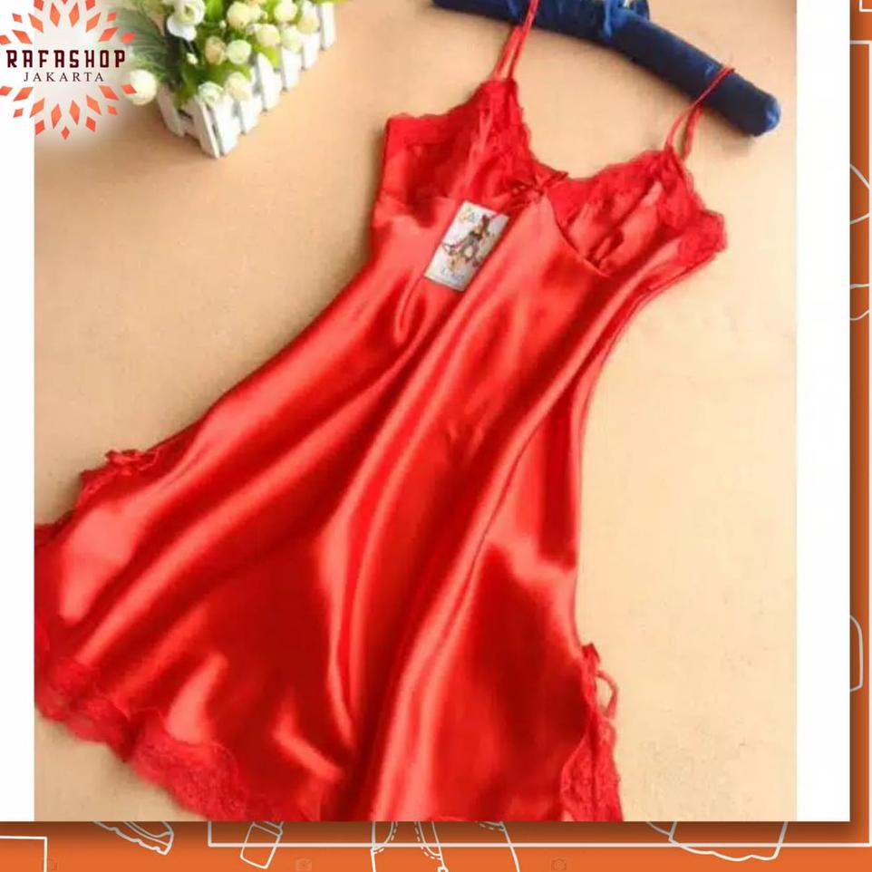 [Q7I] Sexy Women Silk Satin Nightdress (70gr) BH6N