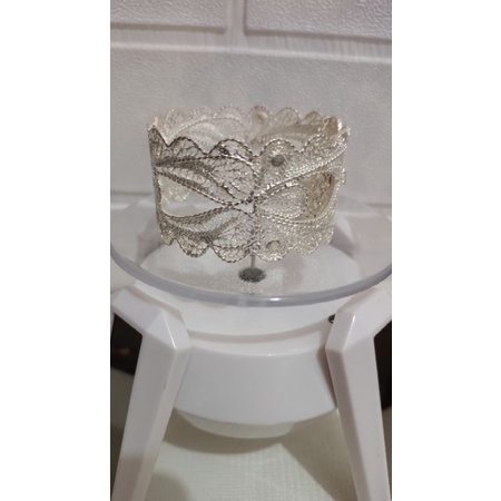 Gelang kaku kendari lapis perak