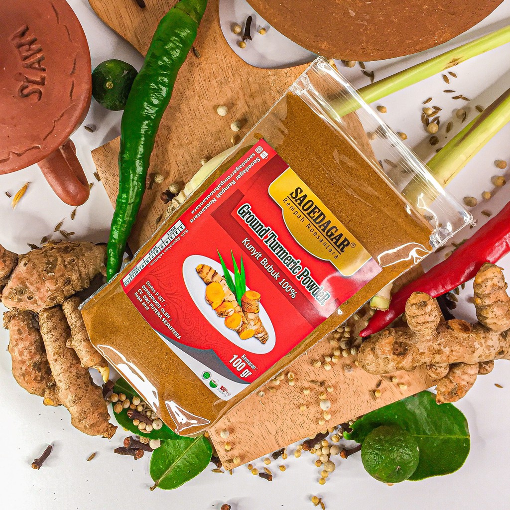 

Kunyit Bubuk 100gr / Ground Turmeric Powder Kualitas Premium