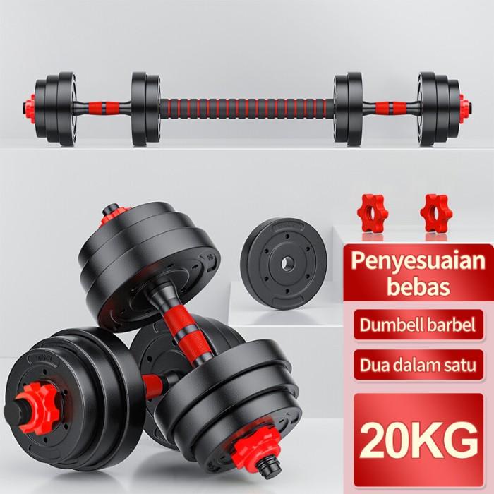 Ebuy Dumbell Set 20Kg Barbel Set Dumbel Dumbell Alat Olahraga Rumahan