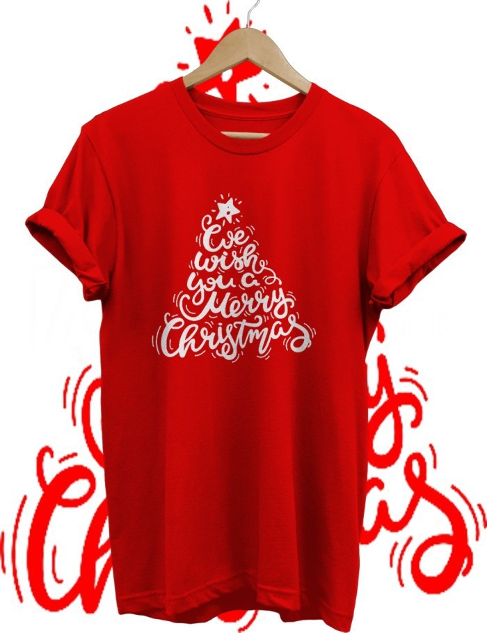 KAOS TSHIRT BAJU NATAL CHRISTMAS TIPE 5 COMBED 30S