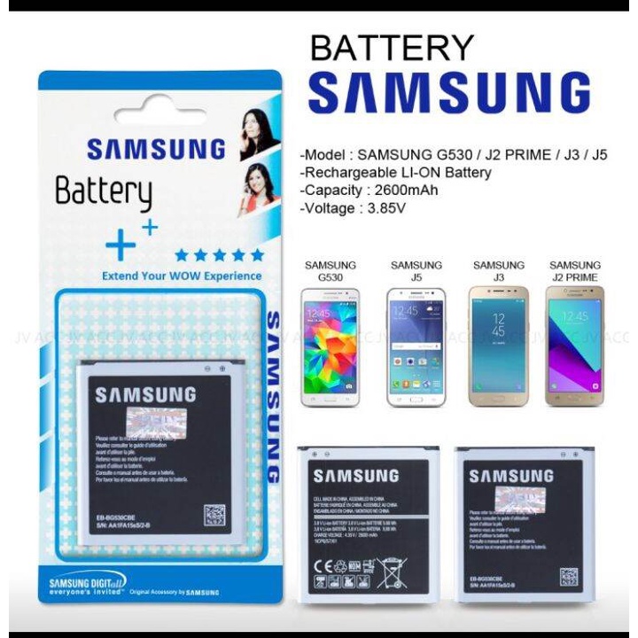 Baterai Batre Samsung Galaxy J2 Prime Original 100% Battery