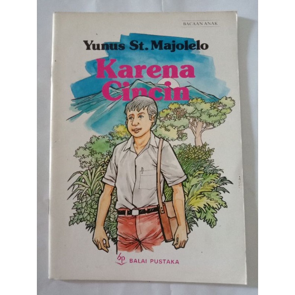 karena cincin - balai pustaka - buku cerita jadul