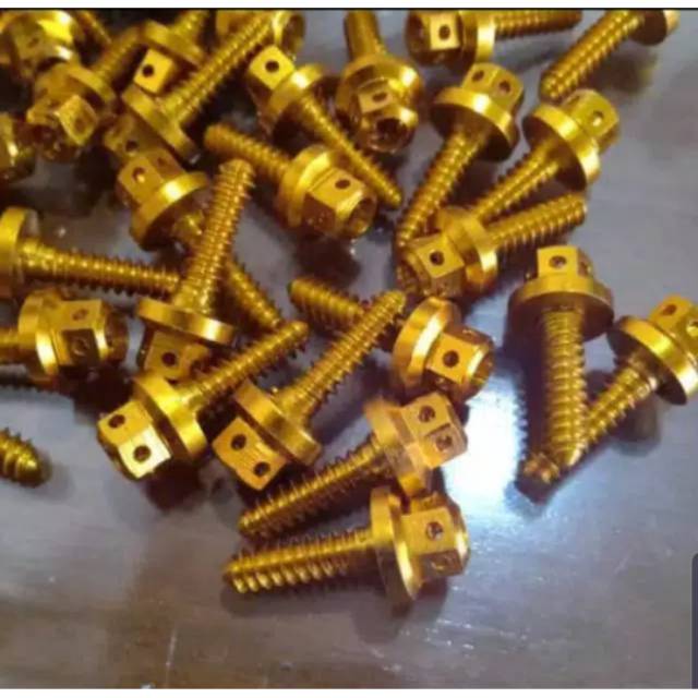 Baut body probolt yamaha probolt baut cacing cnc gold isi 20pc