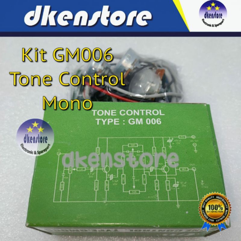 Kit GM006 Tone Control Mono 12v