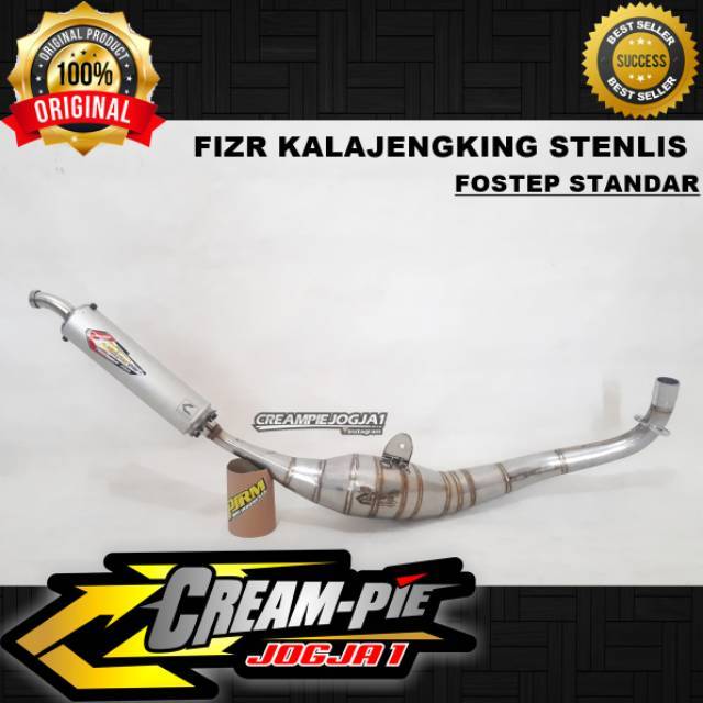 Knalpot Creampie Fizr kalajengking stenlis fostep standar