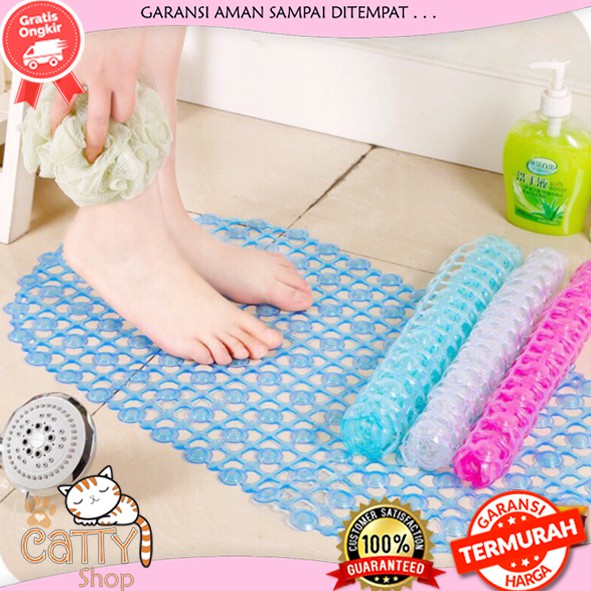 CATTY KESET LANTAI ANTI LICIN SLIP KAMAR MANDI ALAS KAKI TIKAR BATH MAT PVC | Shopee Indonesia