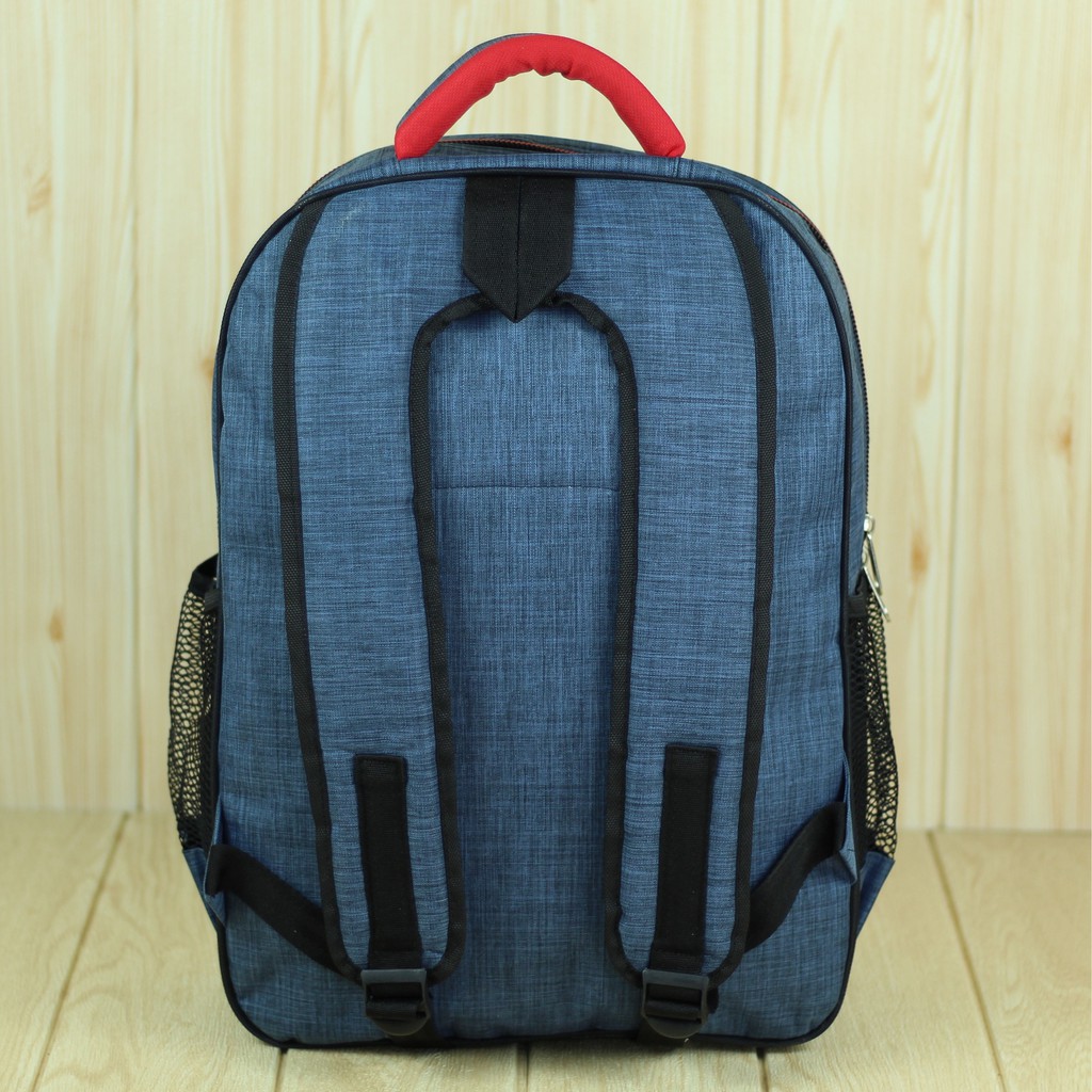 Tas Gendong Alfito Ombak Biru Merah Back Pack Pria Sekolah Kuliah Kerja Kece Termurah Berkualitas