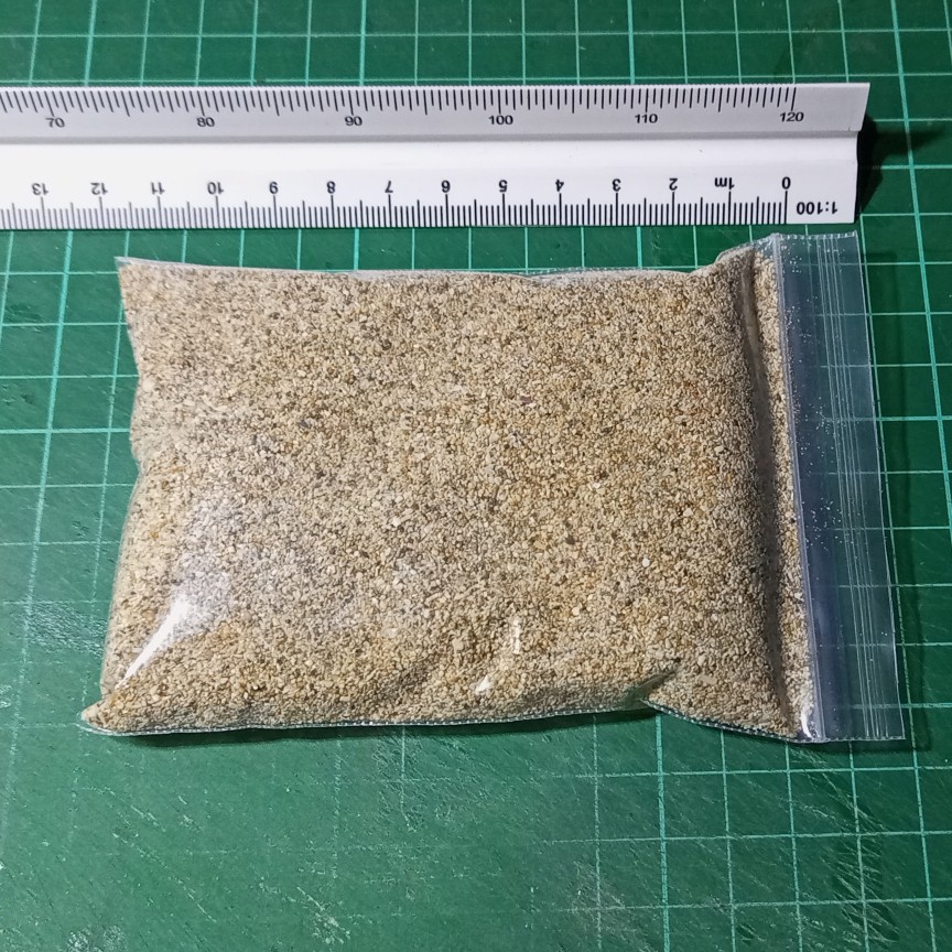 Pasir pantai halus kering Diorama 200gr