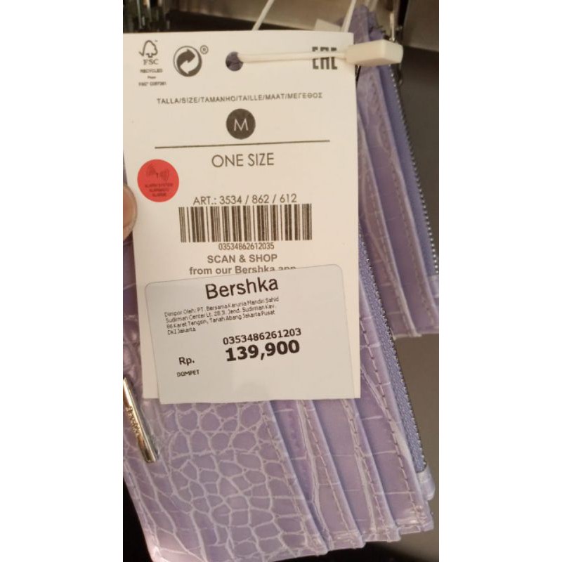 BERSHKA DOMPET KARTU