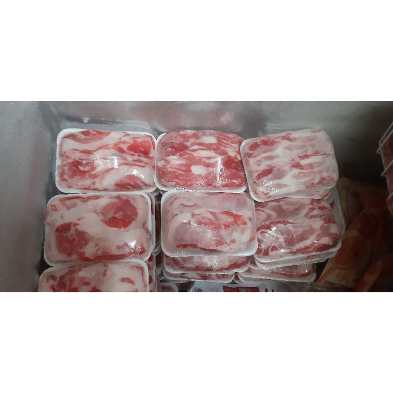 shortplate / daging slice lemak 500gr