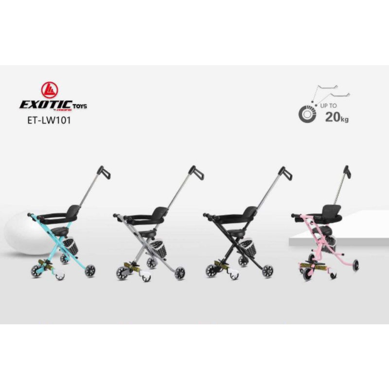 Exotic LW 101 Trike | Kereta Dorong Exotic Anak
