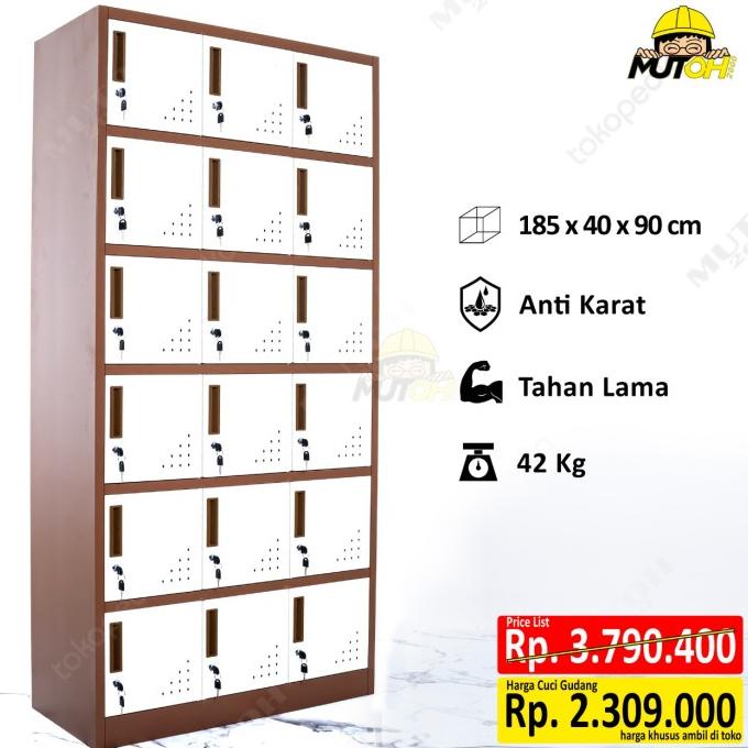 

TERBARU LOKER BESI LOCKER BESI 18 PINTU DISCOUNT