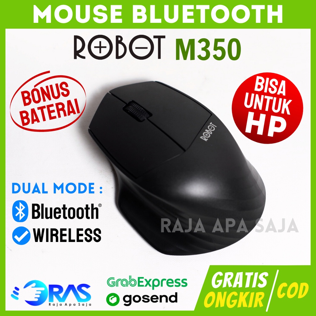 Mouse Bluetooth Wireless Untuk HP - Mause Werles Bluetot Mous Maus Komputer PC Laptop Mause Maouse