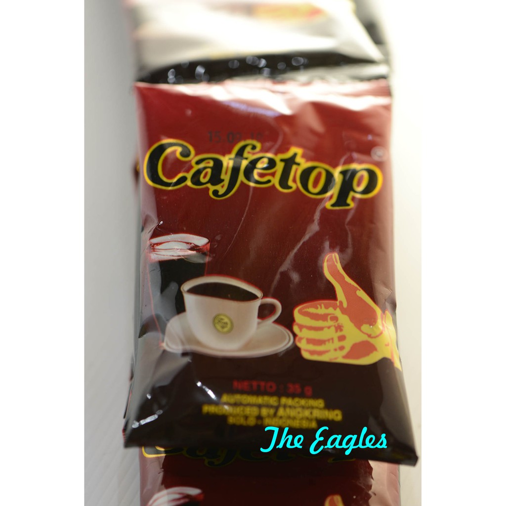 

KOPI BUBUK MURAH COFFEETOP SOLO ANGKRING 10sachet TRADITIONAL GROUND COFFEE ENAK HARUM DRINKS WEDANG