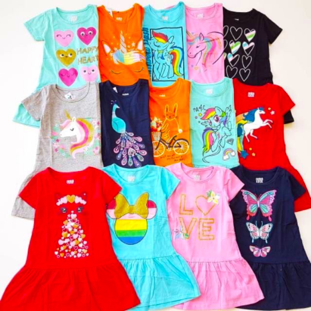 Dress Jurassix pendek size 2-12y