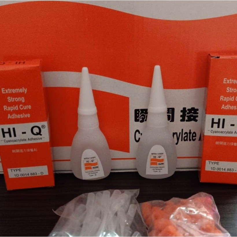 

[50 pcs] lem HI-Q /lem serba guna /lem setan/ lem perekat/ lem kuat