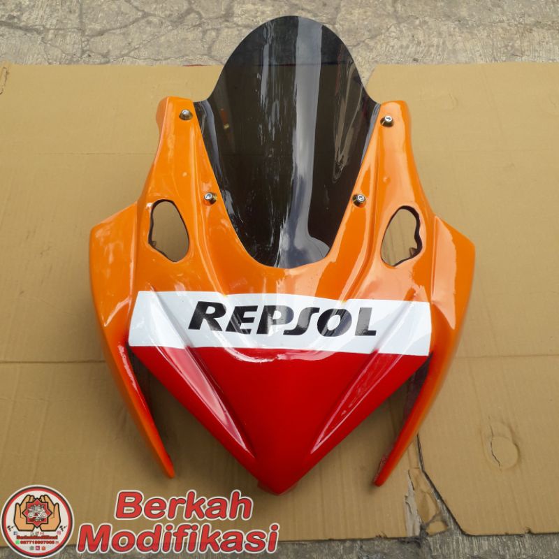 Topeng Kedok Cover Lampu Visor V5 PNP Honda New CBR150R Facelift K45G K45N 2016-2020