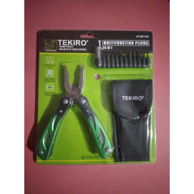 TEKIRO multifunction pliers 25 in 1 tang lipat multifungsi ORIGINAL