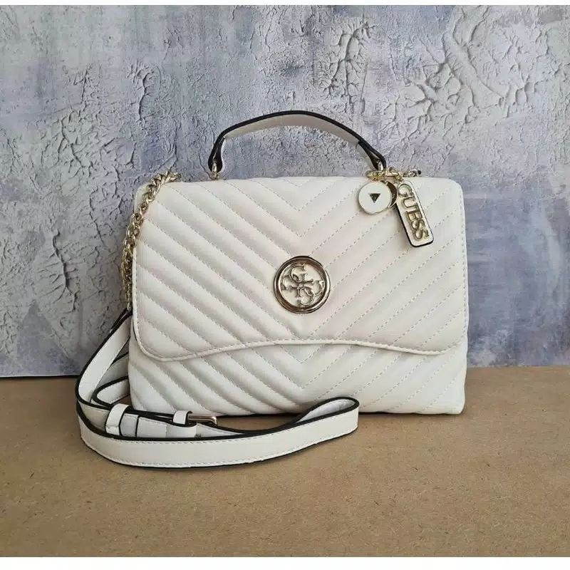 Guess bag blakely in white tas guess