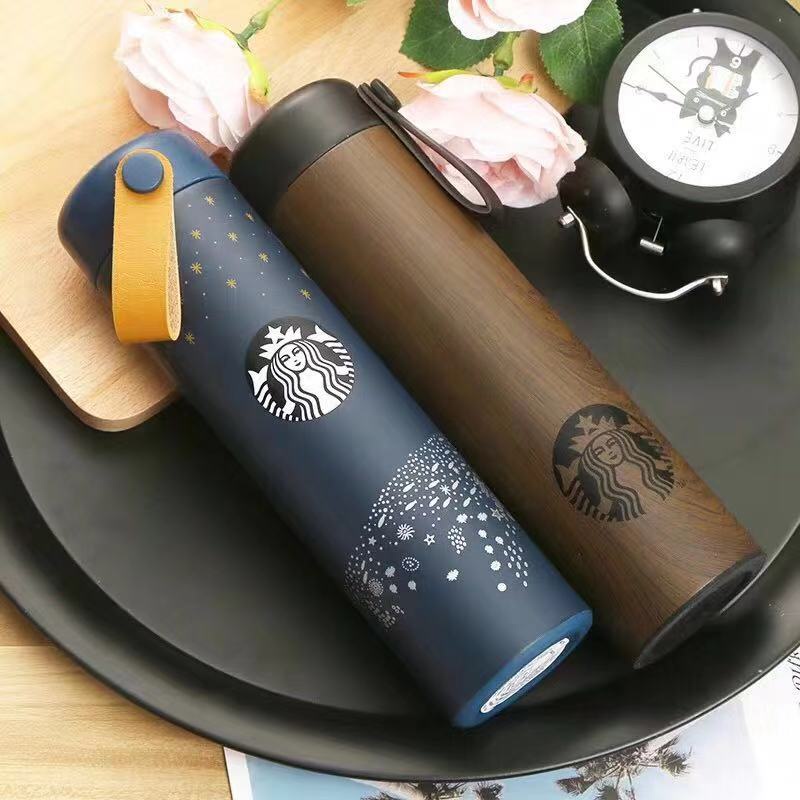 Starbucks Botol Minum / Tumbler Starry Night Stainless Steel 500 Ml Putri Duyung