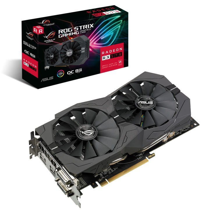 VGA ASUS ROG STRIX RX 570 8GB GAMING OC GDDR5