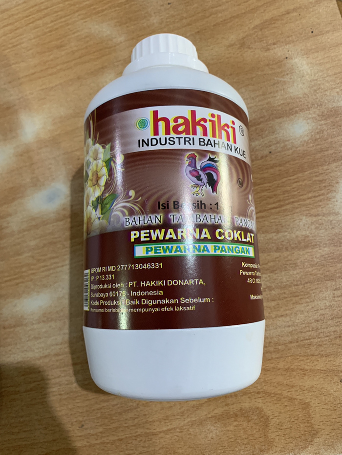 

Pewarna Hakiki Coklat 1 kg / pewarna makanan food coloring