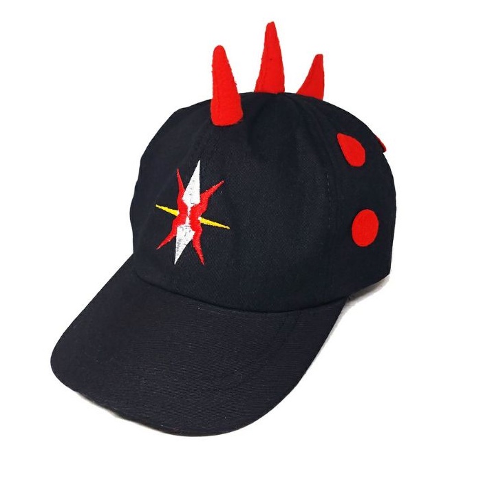 Topi Anak / Balita Bordir Karakter Kartun / Topi Anak Tanduk Laki Perempuan 1-8 Tahun