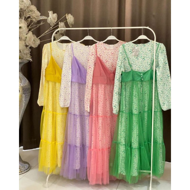 gamis rompi  tile vivorie/gamis vivorie/gamis rompi vivorie