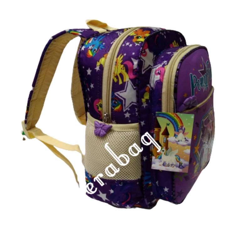 Tas Ransel PAUD Tk Anak Perempuan Gambar Pony 40077K