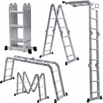 Tangga Lipat Multifungsi 5 Meter Tangga Alumunium Tebal