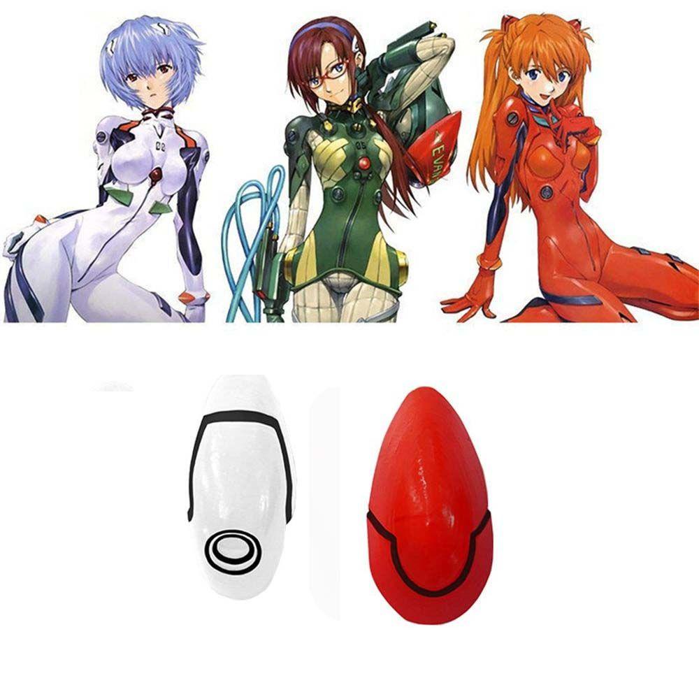 Nickolas1 Wanita Anime Jepit Rambut 2pcs /set Hiasan Rambut Halloween Cosplay Aksesoris Duckbill Klip Asuka Langley Soryu Ayanami Rei Kartun Korea Jepit Rambut