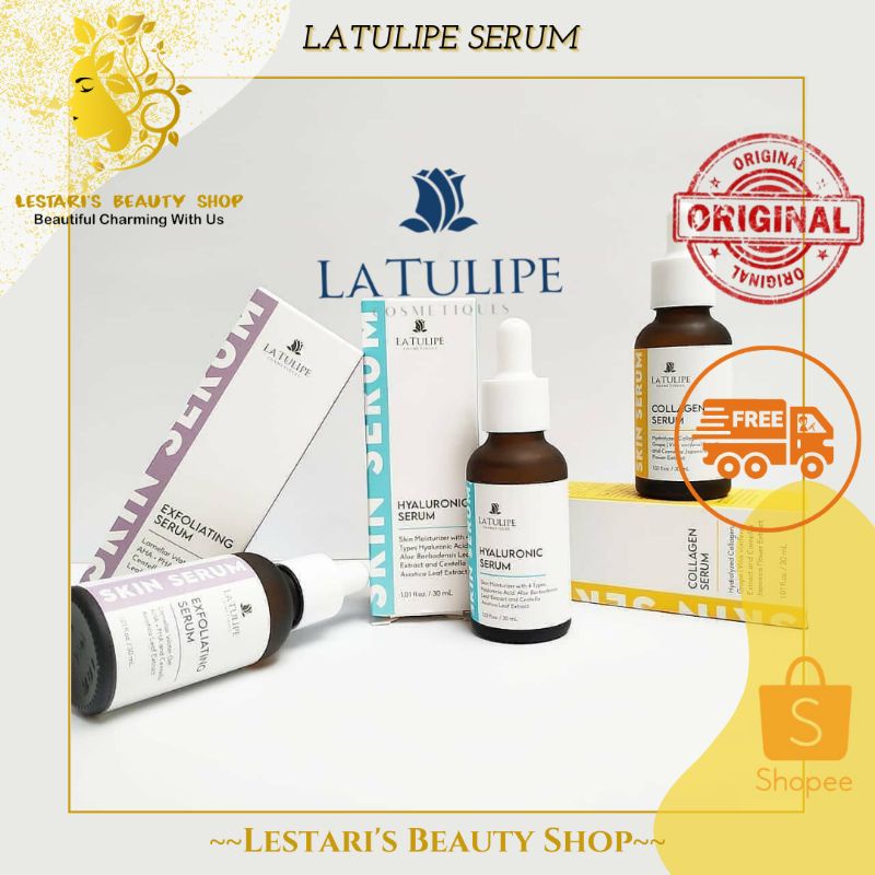 LA TULIPE SERUM / LA TULIPE HYALURONIC SERUM / LA TULIPE EXFOLIATING SERUM / LA TULIPE COLLAGEN SERU