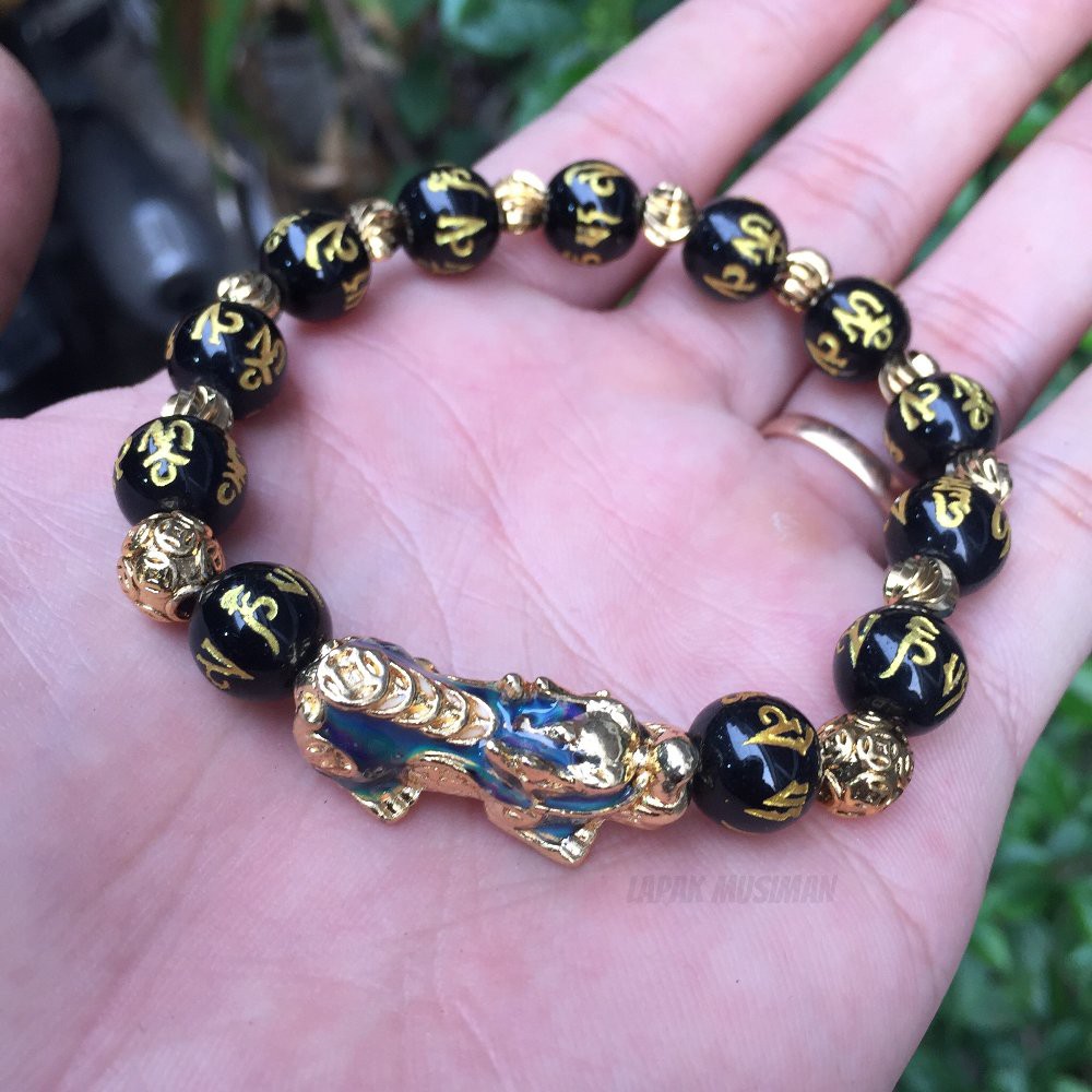 [Bayar di Tempat] GELANG PIXIU SUPER BERUBAH WARNA KOMBINASI EMAS