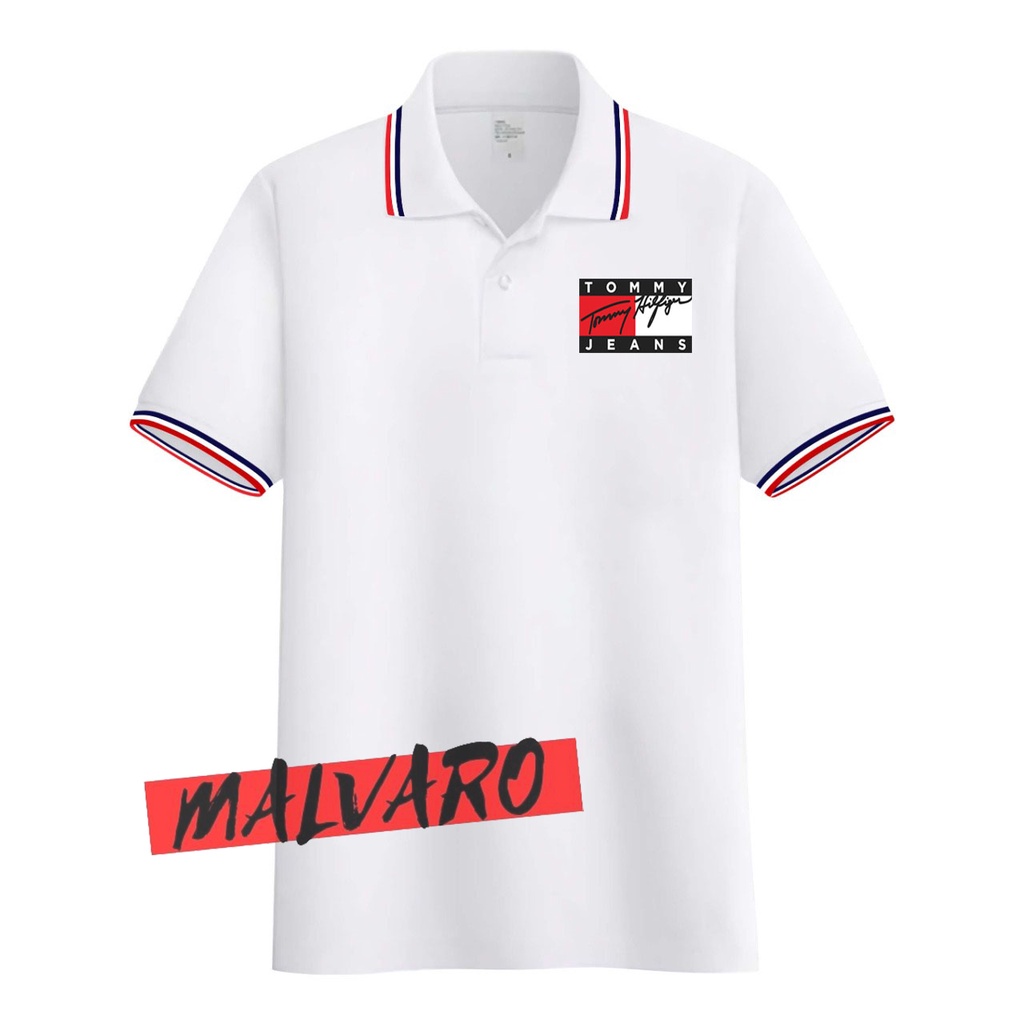 MALVARO Polo Shirt / Polo List / Kaos Kerah Pria / Kaos Polo / Tshirt Pria N-12 (CL)