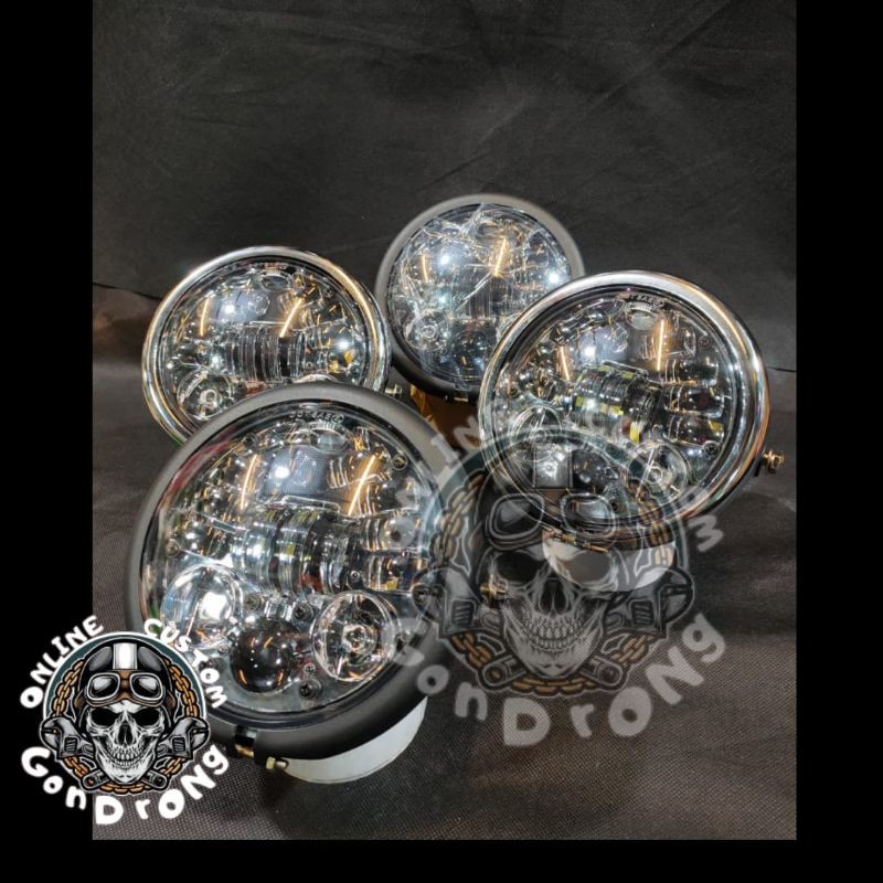 Daymaker Set Batok 5,75 inch CB GL HD Original Dot Sae Nyala Terang