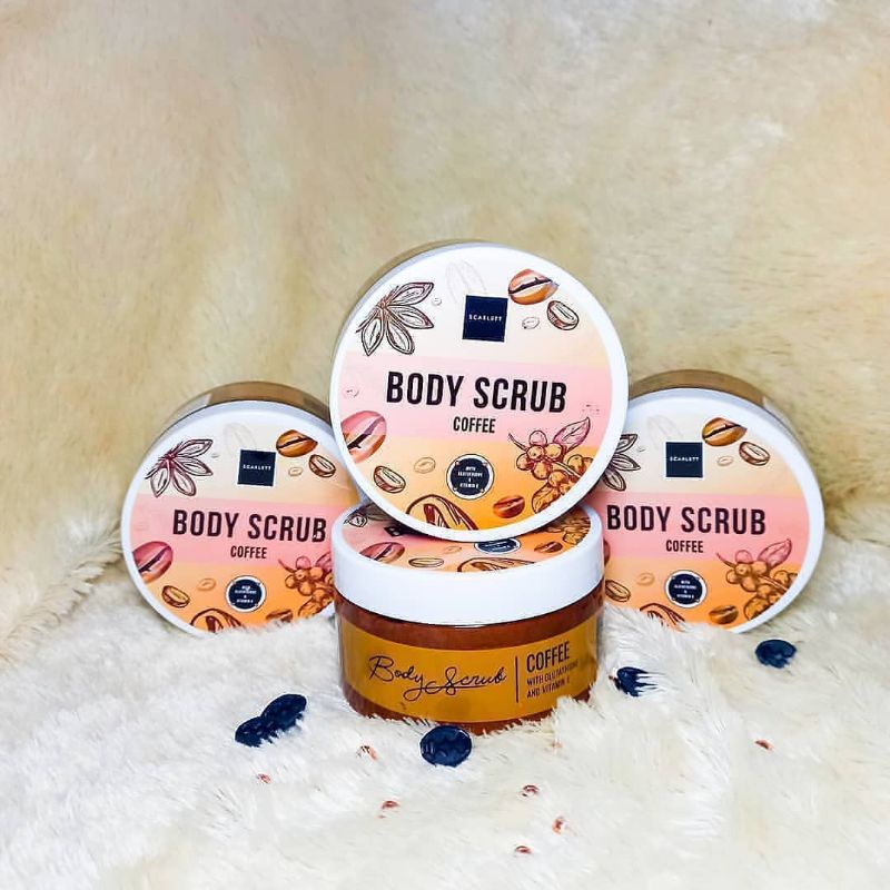 Scarlett body scrub / Scarlett body scrub pomegrante / Scarlett body scrub coffee / Scarlett body sc