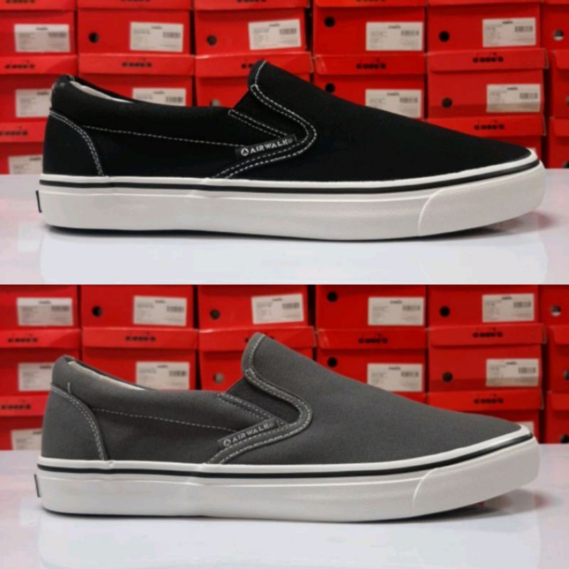 Sepatu Pria Airwalk Jermaine Original Slip On Casual