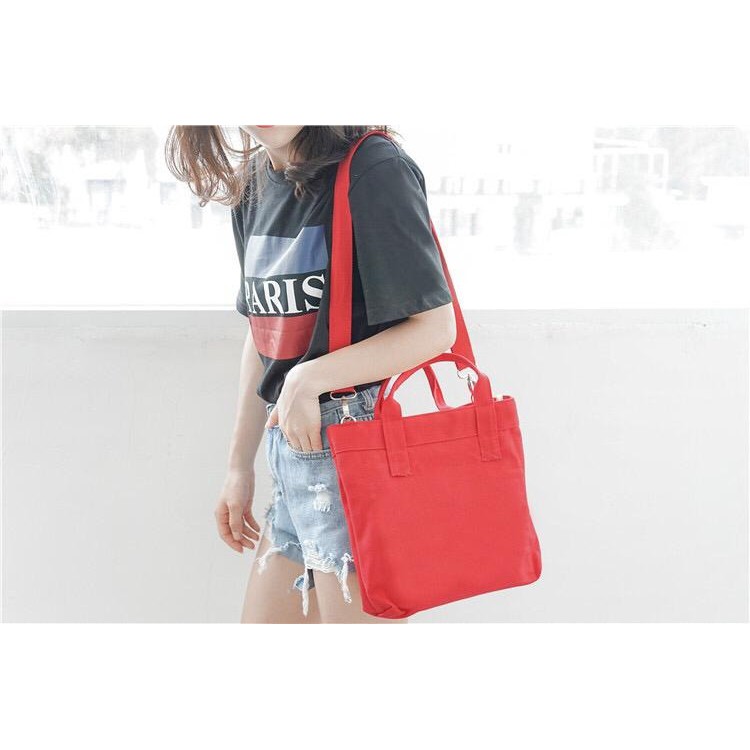 Tas Kanvas Wanita High Quality Import Woman Shoulder Bag - MS201