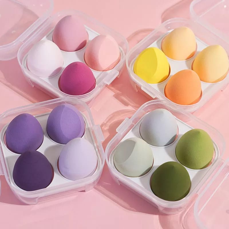 4Pcs/Set Spons Beauty Blender Sponge /Make Up Tools / Spons Blender / Spon Makeup Foundation / Bedak