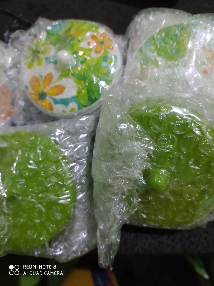 Set Tutup & Alas Gelas Melamine Hijau