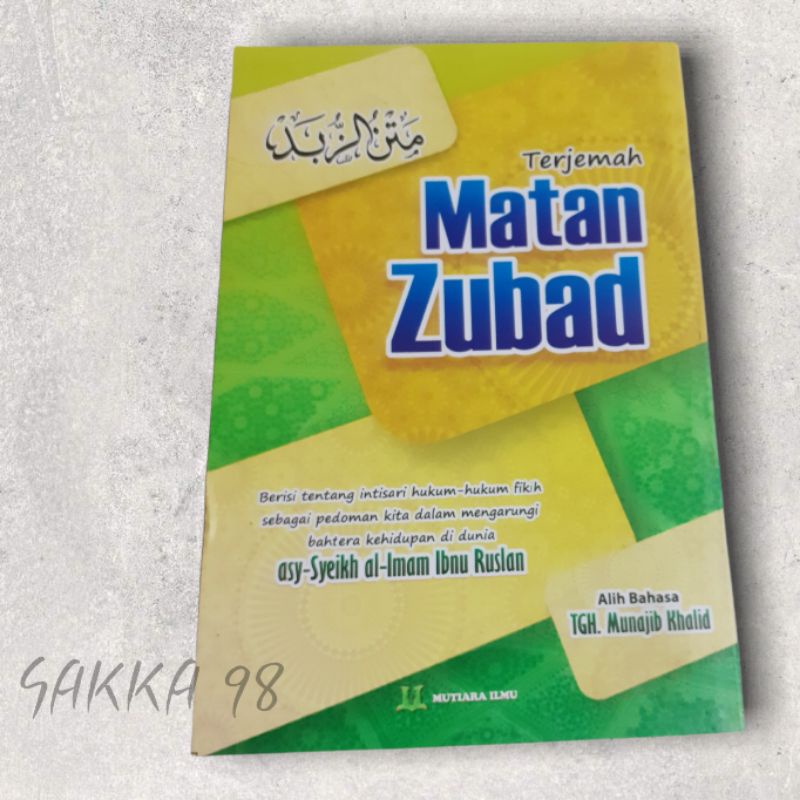 Kitab Matan ZUBAD terjemah Zubad Saku Zubad